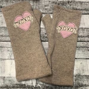 Sardine cashmere fingerless gloves